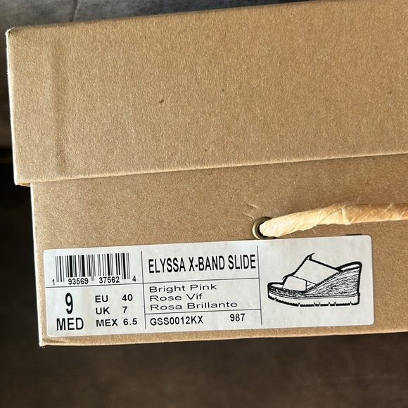 Gentle Souls Pink Espadrille Shoes with Crossover Design - Picture 5 of 5